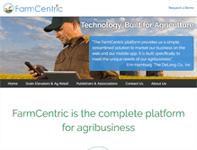 Tablet Screenshot of farmcentric.com